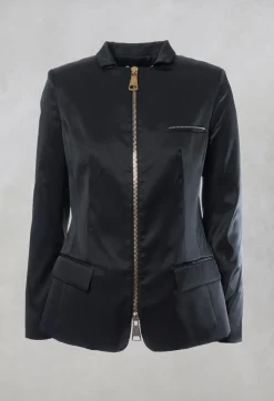 Zipped Jacket in Intrigue
